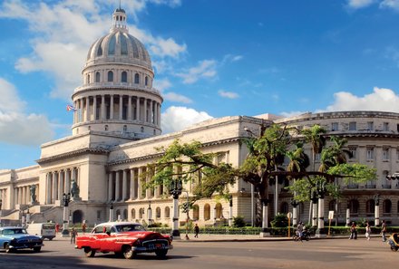 Familienreise Kuba - Kuba for family - Oldtimer in der Stadt