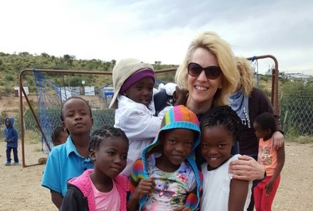 Namibia mit Jugendlichen Besuch bei Mammadu